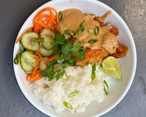 Chicken Satay Katsu Curry