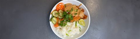 Chicken Satay Katsu Curry